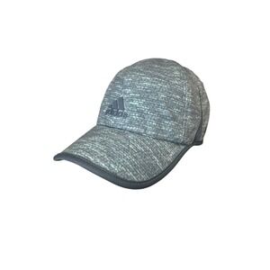 Adidas Climalite Gray Green Adjustable Hat Cap Running Tennis Golf